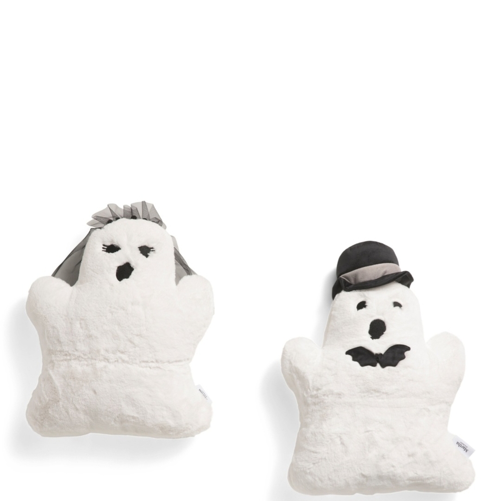Cute Ghost Plush Pillow Set